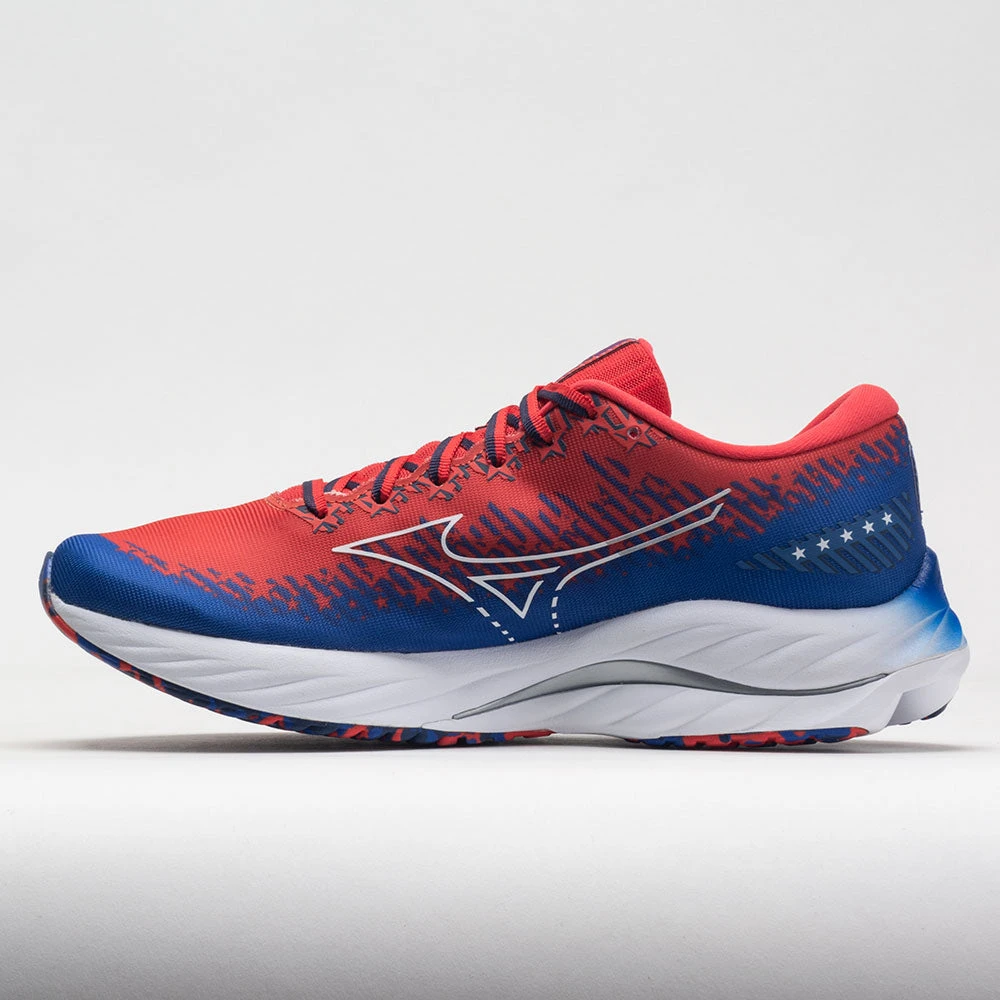 Mizuno Wave Rider 27 USA Men's Bittersweet/White 2 Mizuno Wave Rider 27 USA Men's Bittersweet/White - Image 2