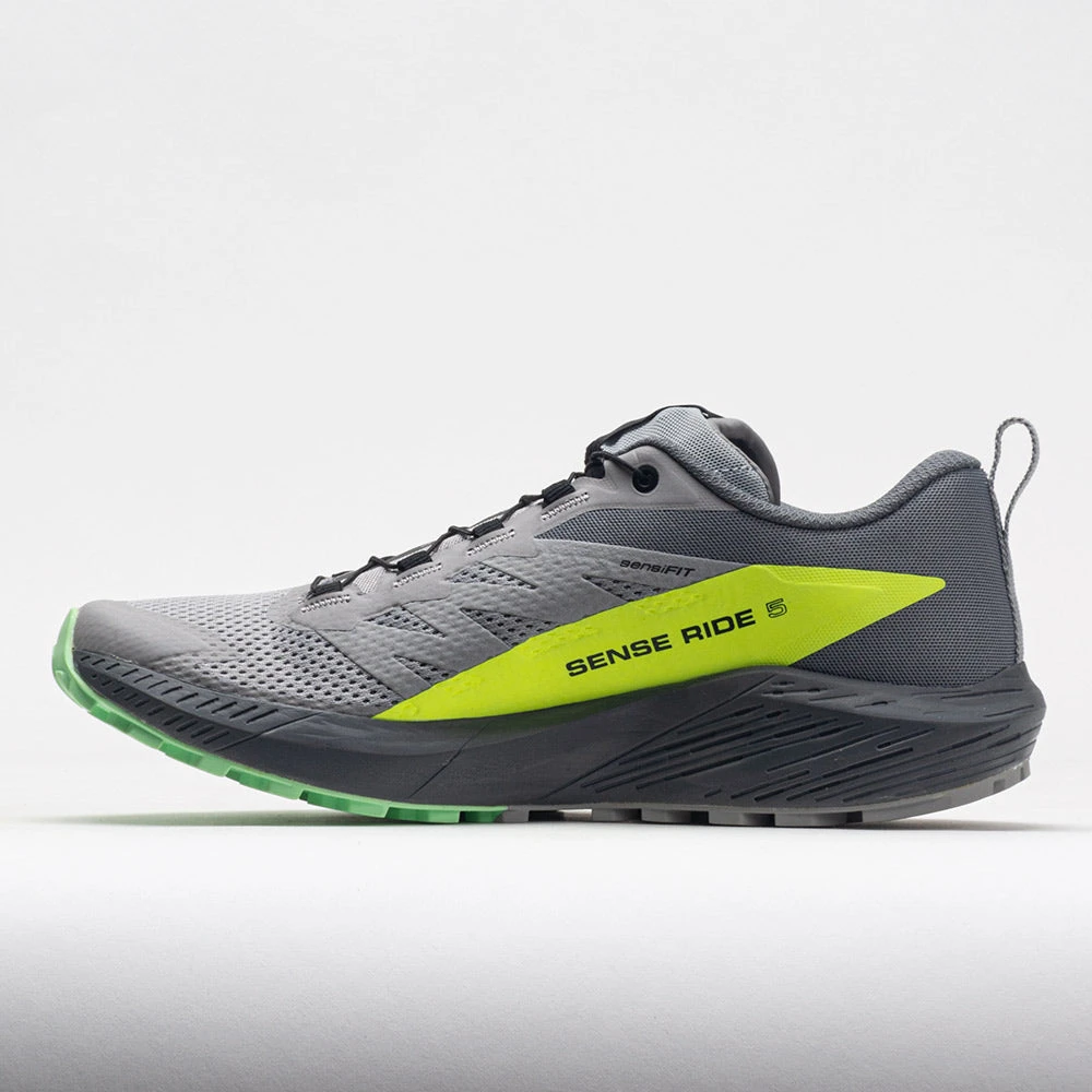 Salomon Sense Ride 5 Men's Alloy/Quiet Shade/Safety Yellow 2 Salomon Sense Ride 5 Men's Alloy/Quiet Shade/Safety Yellow - Image 2