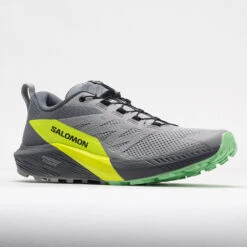 Salomon Sense Ride 5 Men's Alloy/Quiet Shade/Safety Yellow 10 Salomon Sense Ride 5 Men's Alloy/Quiet Shade/Safety Yellow -Brooks Shoes Shop 040741 5