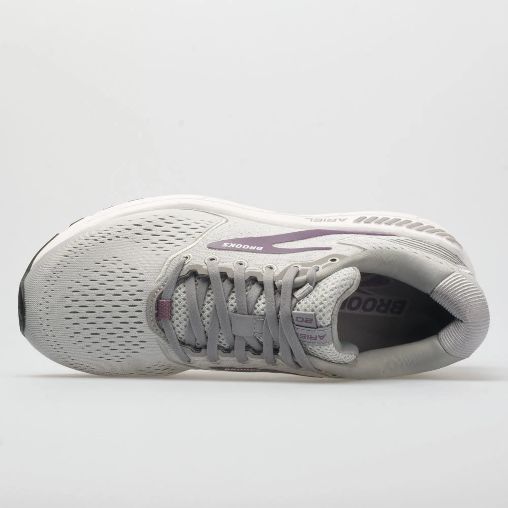 Brooks Ariel 2020 Women's Oyster/Alloy/Grape 3 Brooks Ariel 2020 Women's Oyster/Alloy/Grape - Image 3