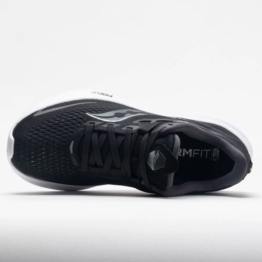 Saucony Ride 15 Men's Black/White 3 Saucony Ride 15 Men's Black/White - Image 3