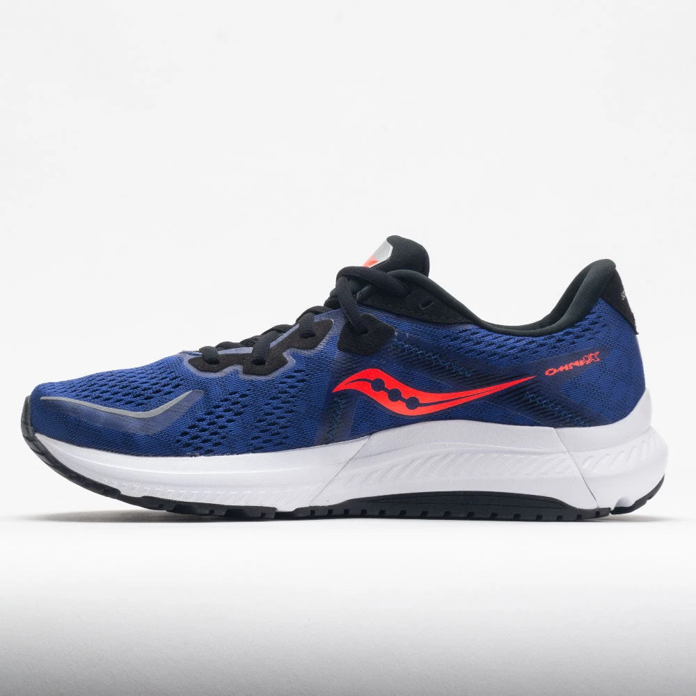 Saucony Omni 20 Men's Sapphire/VIZI Red 2 Saucony Omni 20 Men's Sapphire/VIZI Red - Image 2