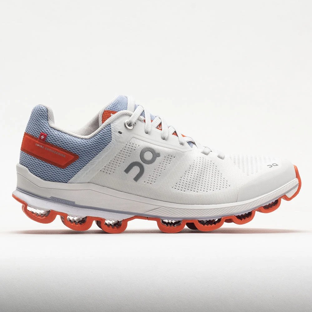On Running On Cloudsurfer 6 Women's White/Flame 1 On Running On Cloudsurfer 6 Women's White/Flame
