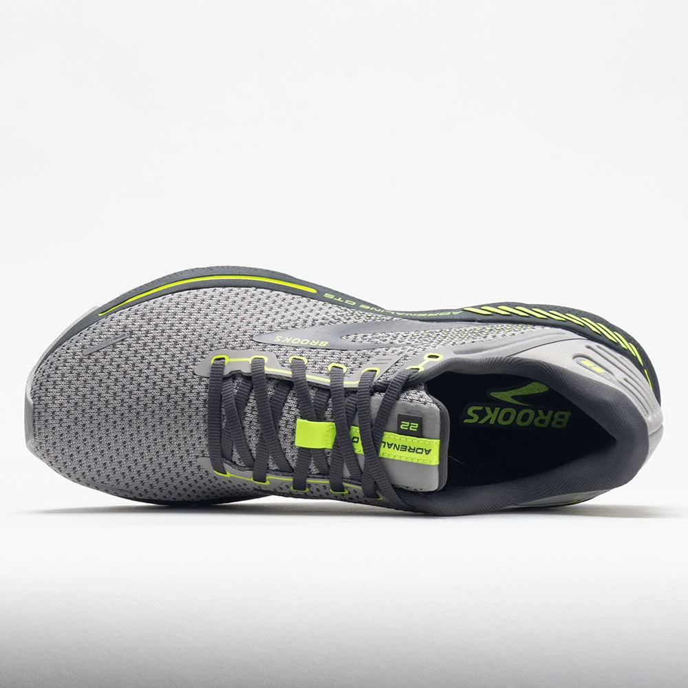 Brooks Adrenaline GTS 22 Men's Grey/Pearl/Nightlife 3 Brooks Adrenaline GTS 22 Men's Grey/Pearl/Nightlife - Image 3