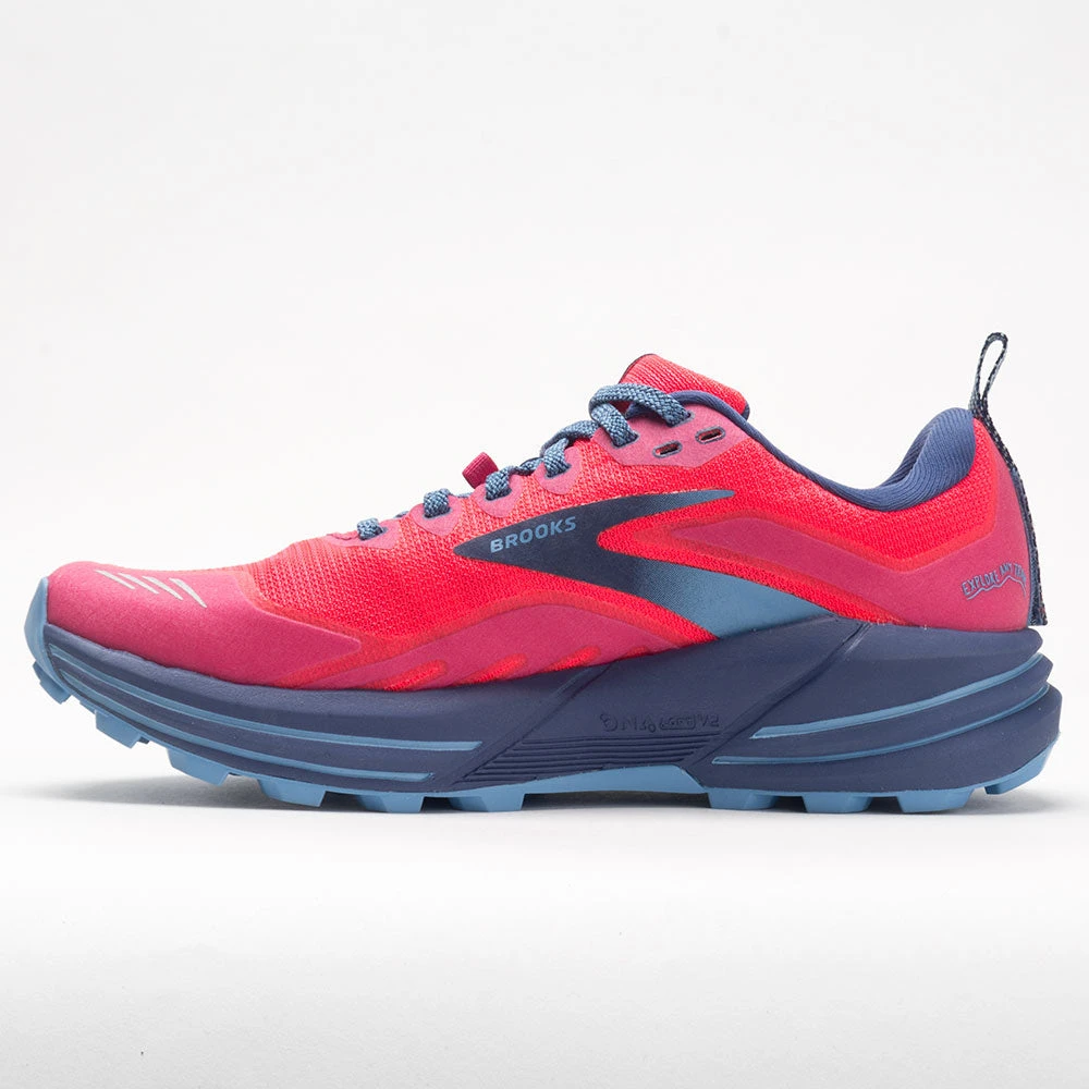 Brooks Cascadia 16 Women's Pink/Flambe/Cobalt 2 Brooks Cascadia 16 Women's Pink/Flambe/Cobalt - Image 2