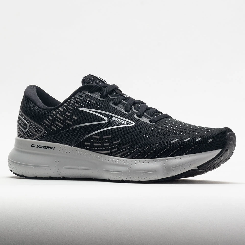 Brooks Glycerin 20 Men's Black/White/Alloy 5 Brooks Glycerin 20 Men's Black/White/Alloy - Image 5