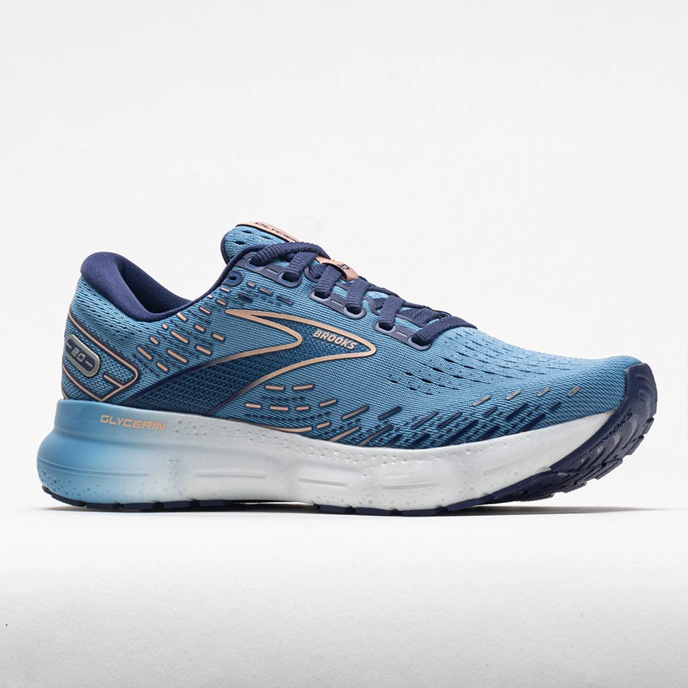 Brooks Glycerin 20 Women's Blissful Blue/Peach/White 5 Brooks Glycerin 20 Women's Blissful Blue/Peach/White - Image 5