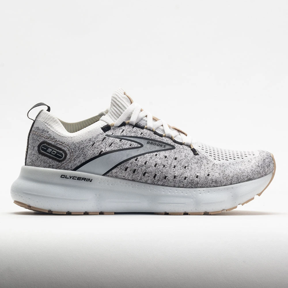 Brooks Glycerin StealthFit 20 Women's White/Black/Cream 1 Brooks Glycerin StealthFit 20 Women's White/Black/Cream