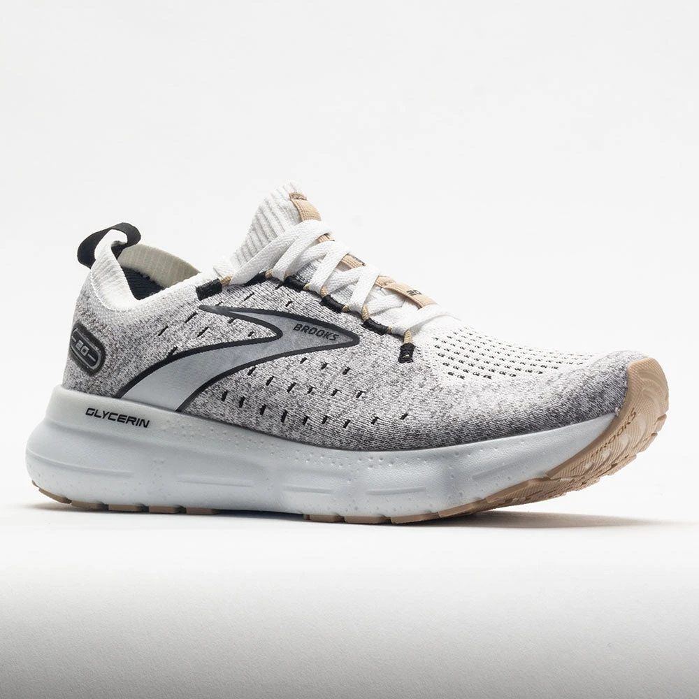 Brooks Glycerin StealthFit 20 Women's White/Black/Cream 5 Brooks Glycerin StealthFit 20 Women's White/Black/Cream - Image 5
