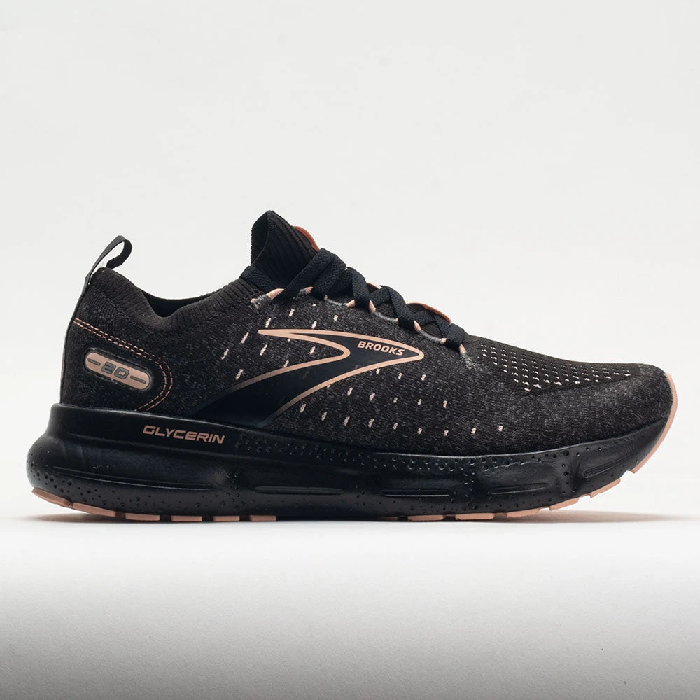 Brooks Glycerin Stealthfit 20 Women's Black/Pearl/Peach 1 Brooks Glycerin Stealthfit 20 Women's Black/Pearl/Peach