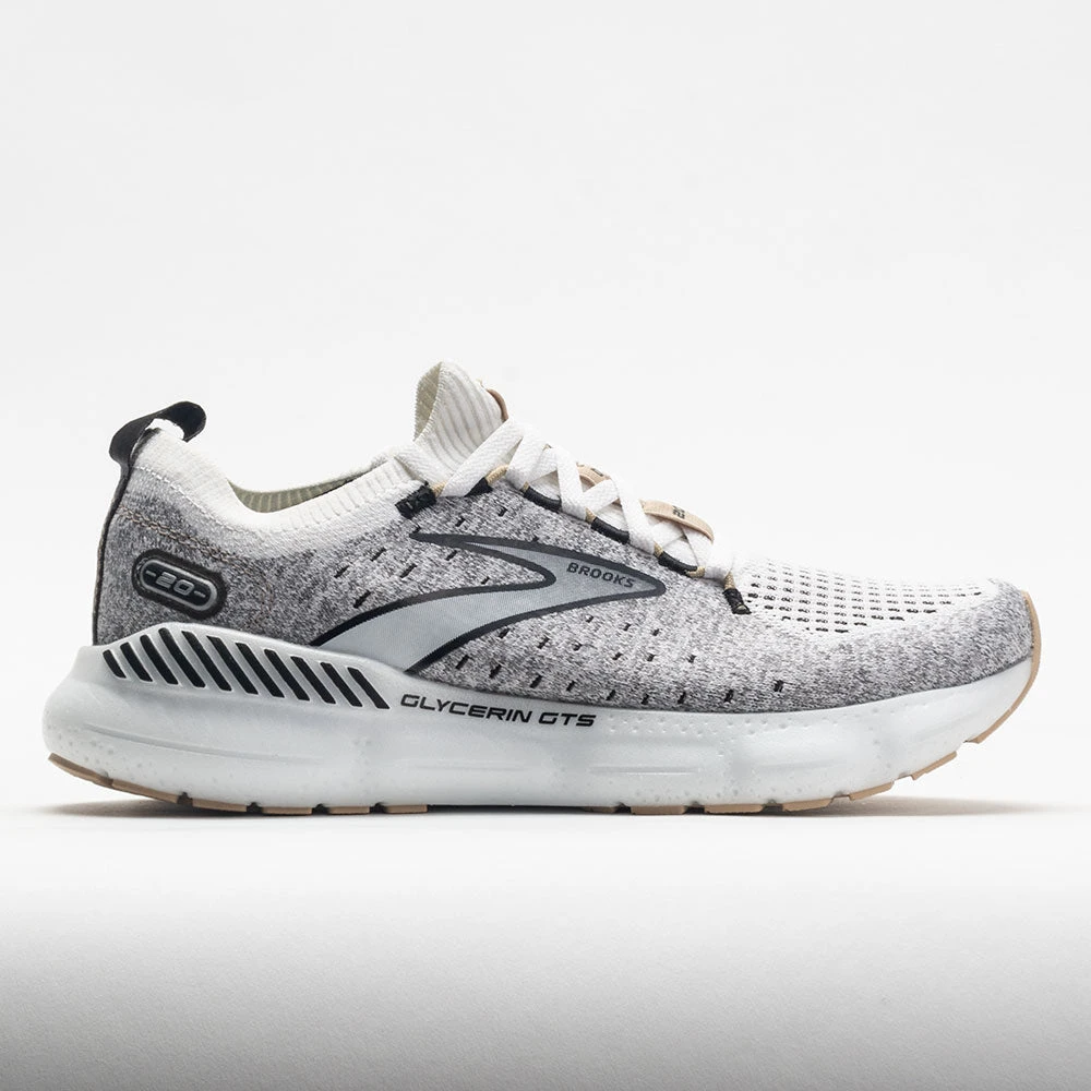 Brooks Glycerin StealthFit GTS 20 Women's White/Black/Cream 1 Brooks Glycerin StealthFit GTS 20 Women's White/Black/Cream