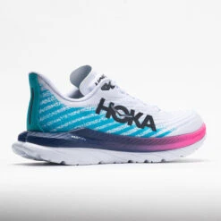 HOKA Mach 5 Women's White/Scuba Blue 11 HOKA Mach 5 Women's White/Scuba Blue -Brooks Shoes Shop 048542 6
