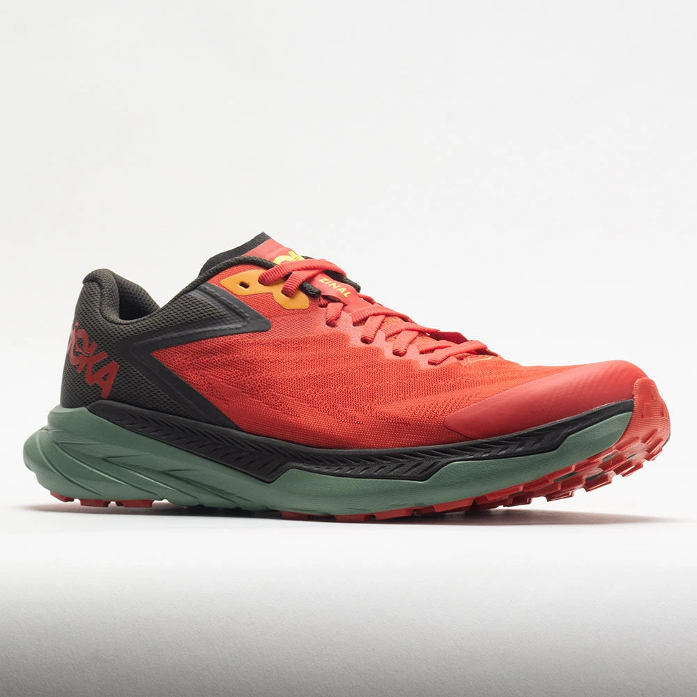 HOKA Zinal Men's Fiesta/Black Olive 5 HOKA Zinal Men's Fiesta/Black Olive - Image 5