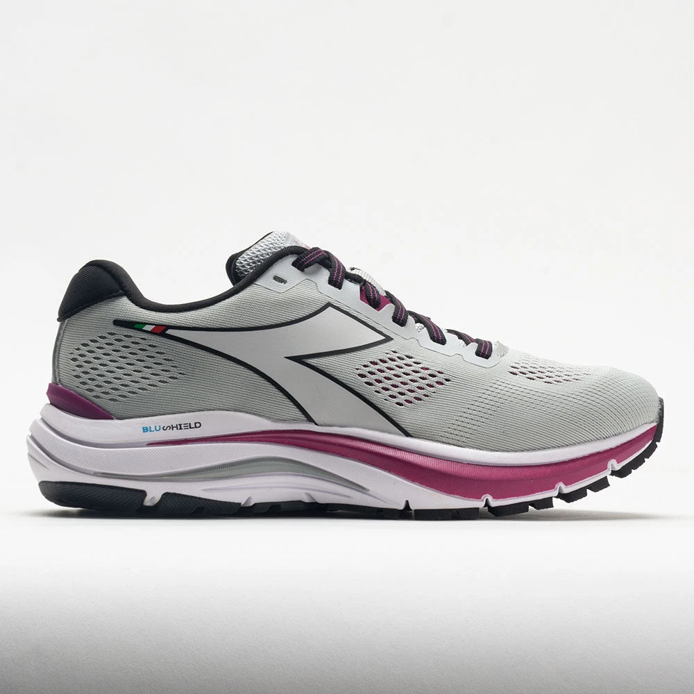 Diadora Mythos Blushield Vortice 7 Women's Silver Dd/Black/White 1 Diadora Mythos Blushield Vortice 7 Women's Silver Dd/Black/White
