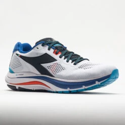 Diadora Mythos Blushield Vortice 7 Men's White/Black/Turkish Sea 10 Diadora Mythos Blushield Vortice 7 Men's White/Black/Turkish Sea -Brooks Shoes Shop 048597 5