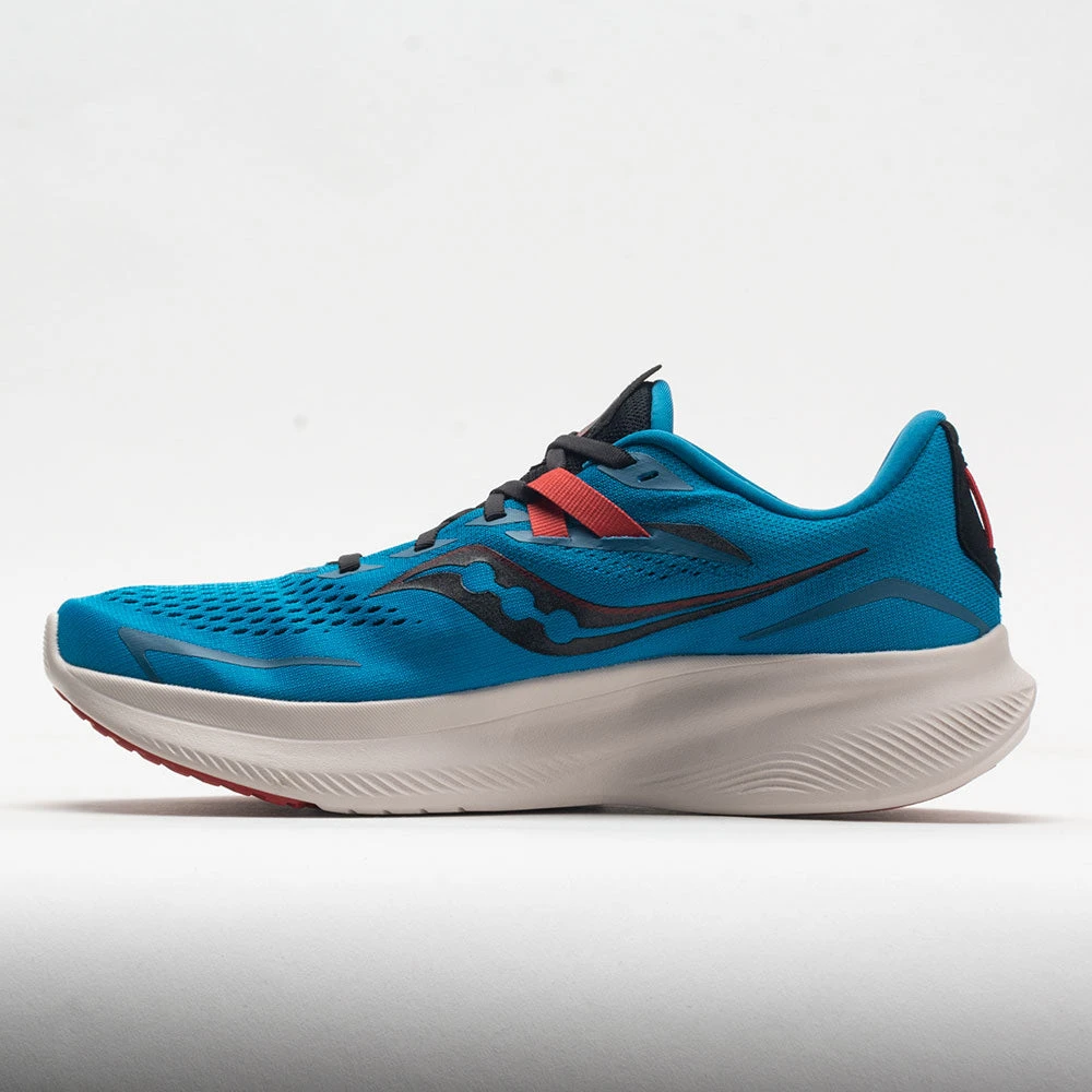 Saucony Ride 15 Men's Ocean/Black 2 Saucony Ride 15 Men's Ocean/Black - Image 2