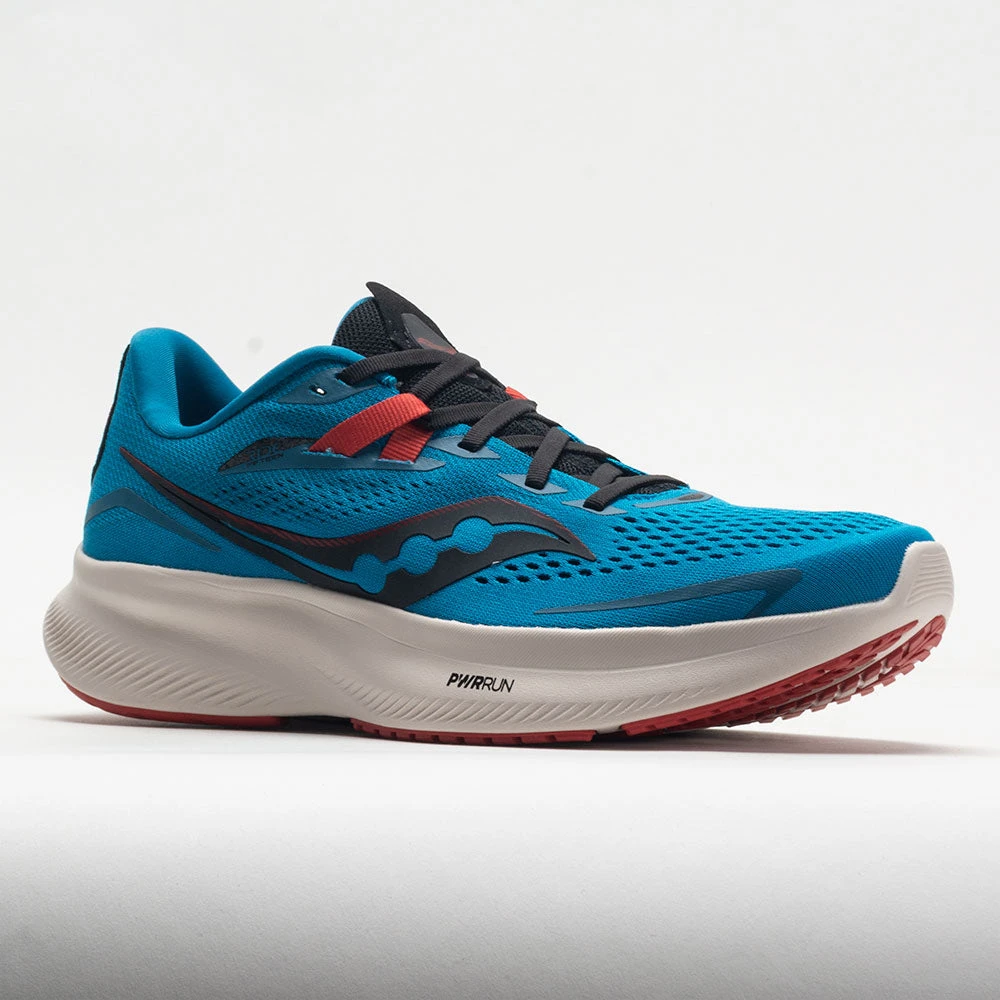 Saucony Ride 15 Men's Ocean/Black 5 Saucony Ride 15 Men's Ocean/Black - Image 5