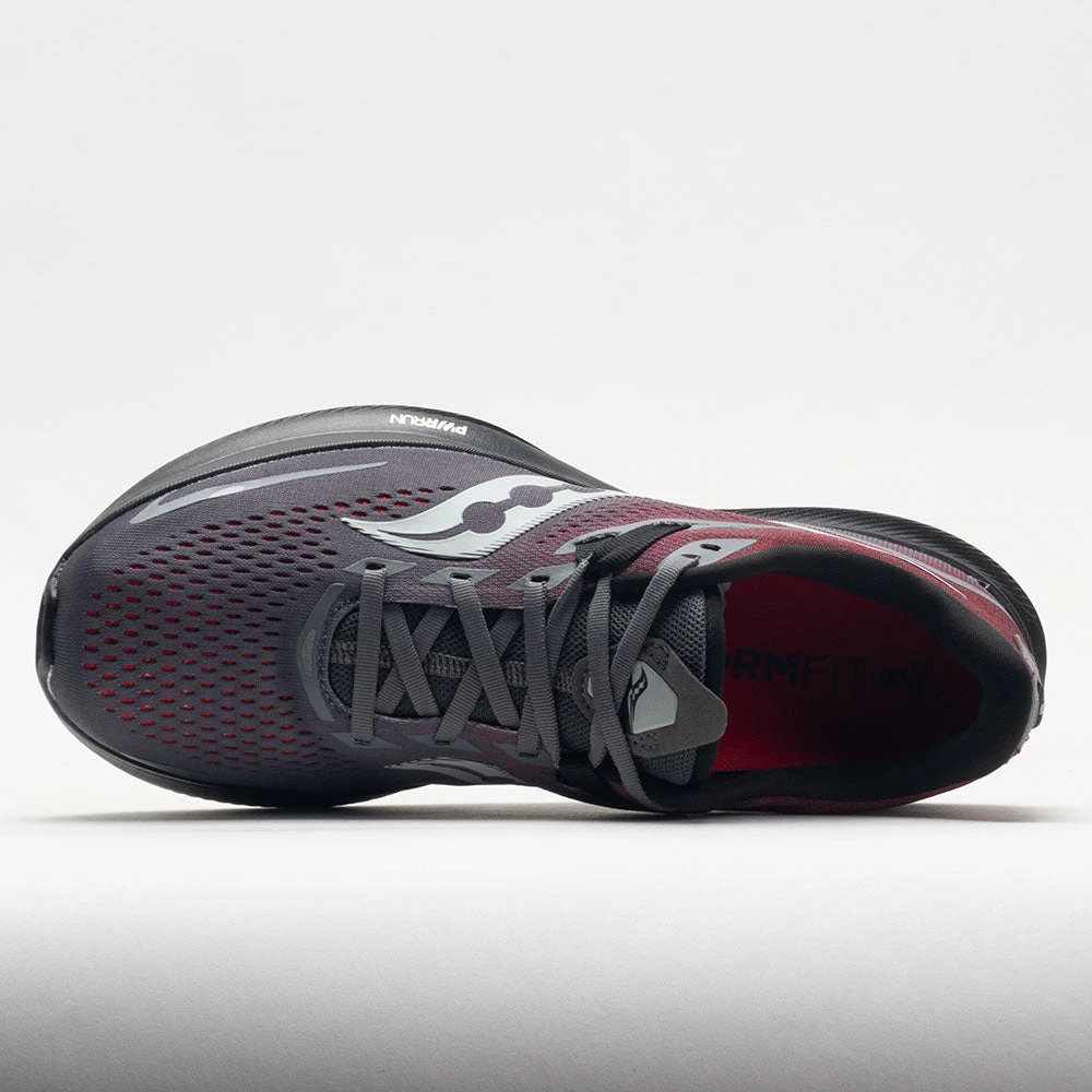 Saucony Ride 15 Men's Charcoal/Ember 3 Saucony Ride 15 Men's Charcoal/Ember - Image 3