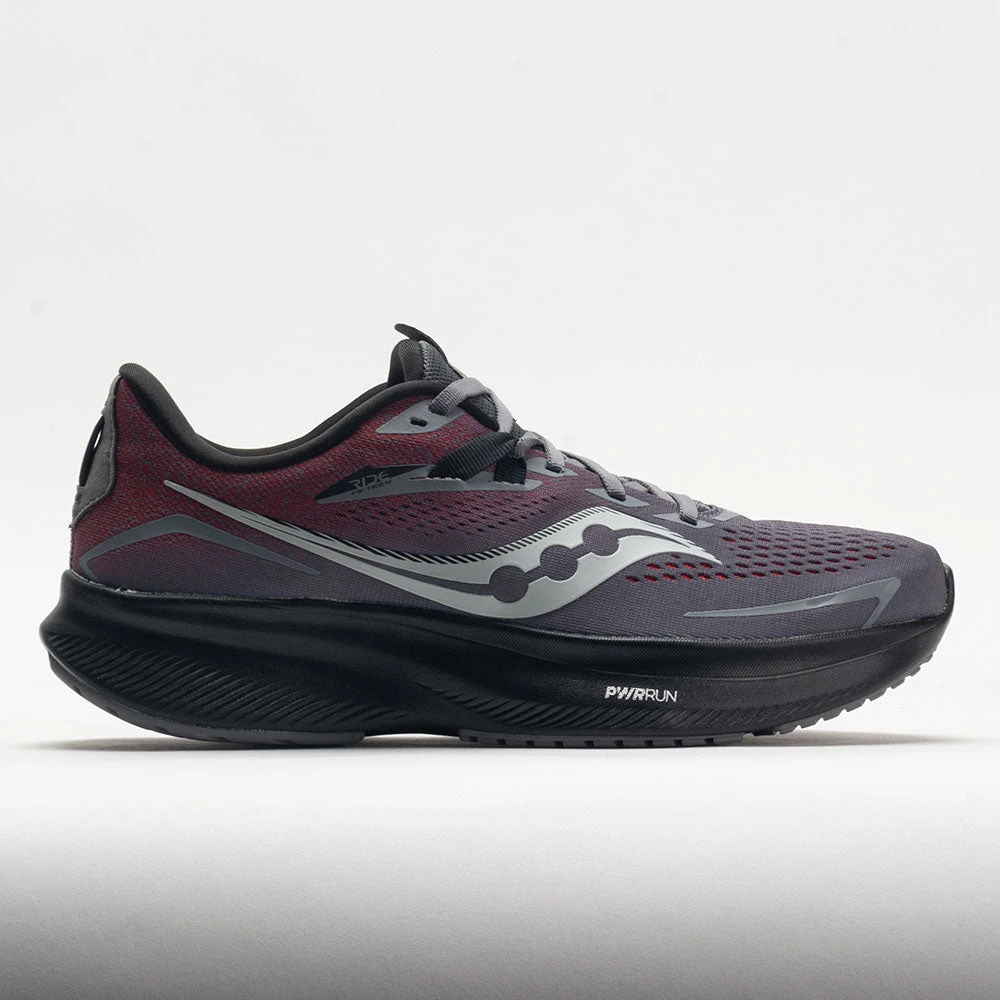 Saucony Ride 15 Men's Charcoal/Ember 1 Saucony Ride 15 Men's Charcoal/Ember