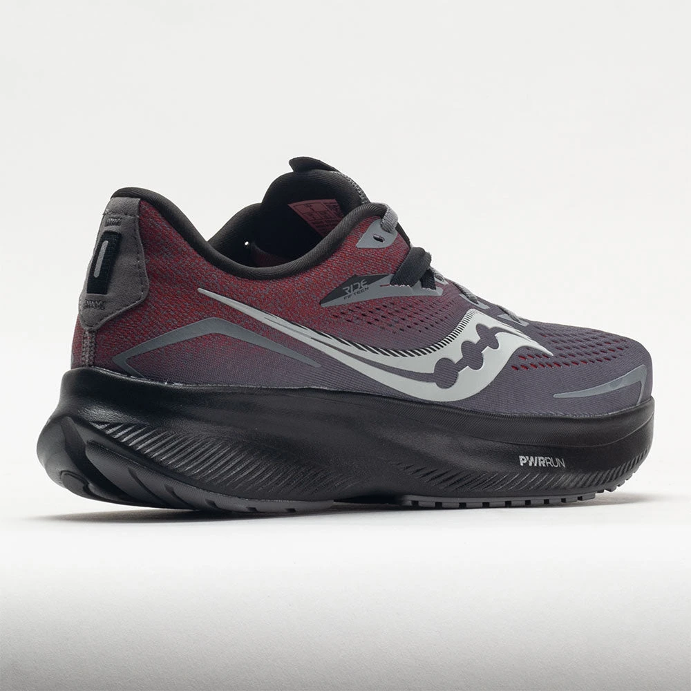 Saucony Ride 15 Men's Charcoal/Ember 6 Saucony Ride 15 Men's Charcoal/Ember - Image 6