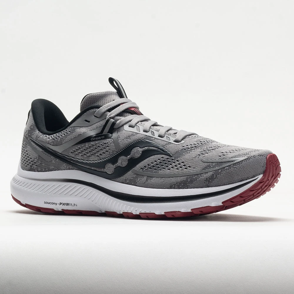 Saucony Omni 21 Men's Alloy/Garnet 5 Saucony Omni 21 Men's Alloy/Garnet - Image 5
