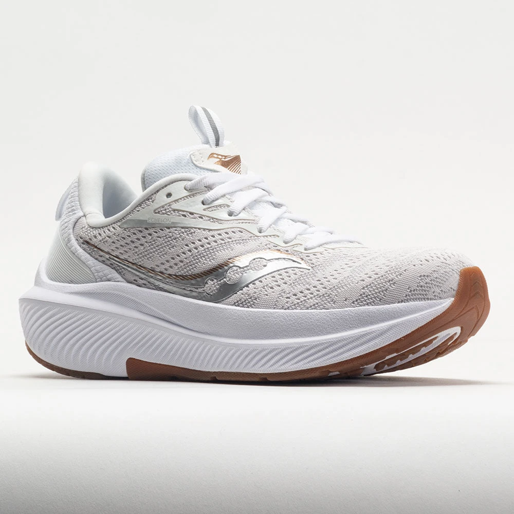 Saucony Echelon 9 Women's White/Gum 5 Saucony Echelon 9 Women's White/Gum - Image 5