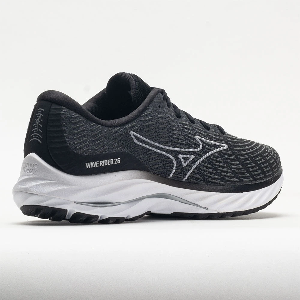 Mizuno Wave Rider 26 Women's Black/White 6 Mizuno Wave Rider 26 Women's Black/White - Image 6