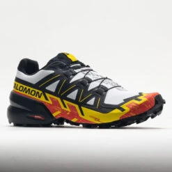 Salomon Speedcross 6 Men's White/Black/Empire Yellow 10 Salomon Speedcross 6 Men's White/Black/Empire Yellow -Brooks Shoes Shop 048962 5
