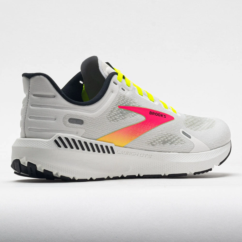 Brooks Launch GTS 9 Men's White/Pink/Nightlife 6 Brooks Launch GTS 9 Men's White/Pink/Nightlife - Image 6