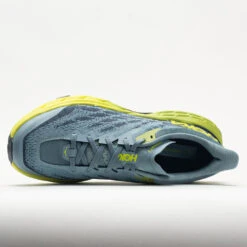 HOKA Speedgoat 5 Men's Stone Blue/Dark Citron 8 HOKA Speedgoat 5 Men's Stone Blue/Dark Citron -Brooks Shoes Shop 049271 2