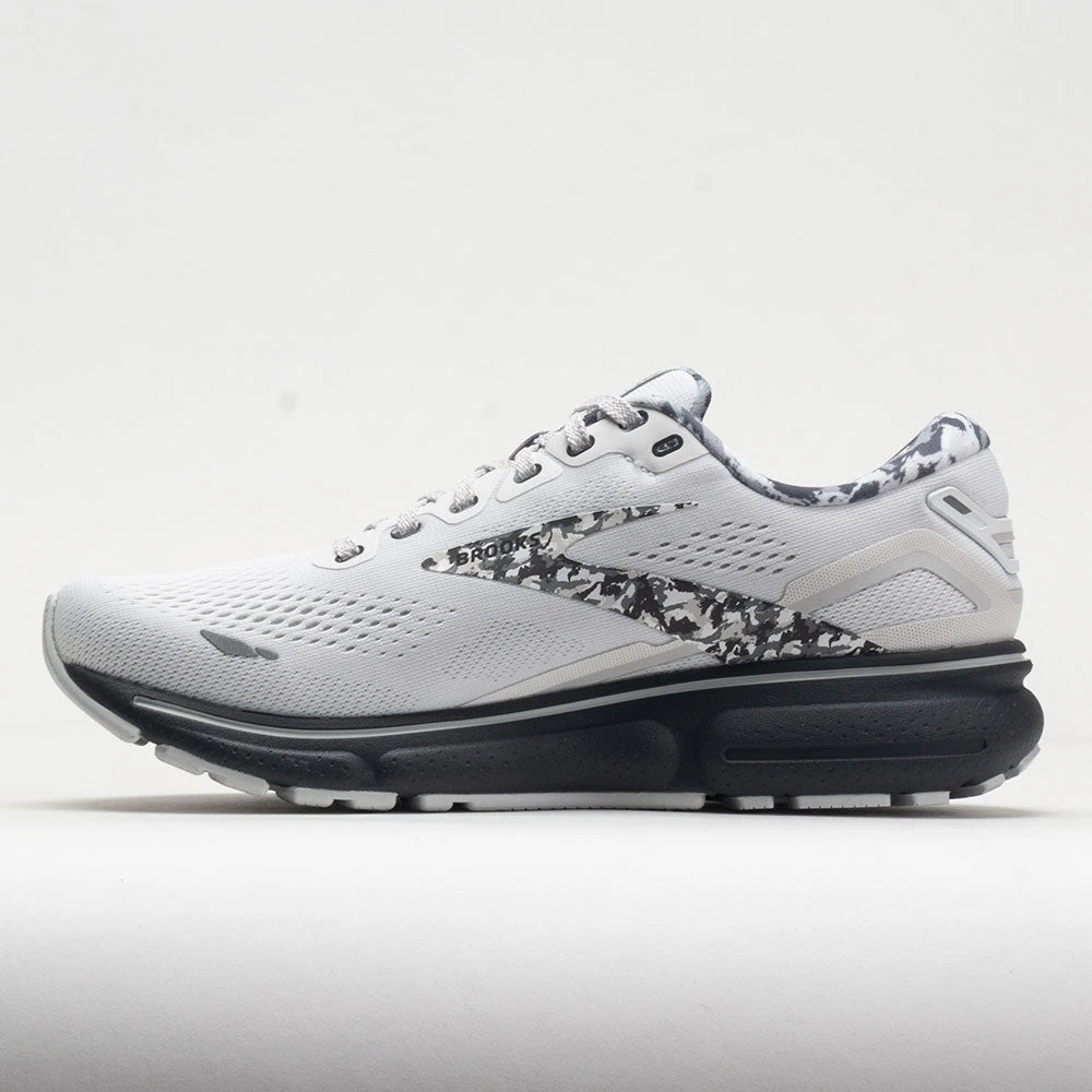 Brooks Ghost 15 Men's White/Ebony/Oyster 2 Brooks Ghost 15 Men's White/Ebony/Oyster - Image 2