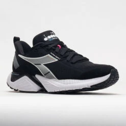 Diadora Mythos Blushield Vigore 2 Women's Black/White/Pink Fluo 10 Diadora Mythos Blushield Vigore 2 Women's Black/White/Pink Fluo -Brooks Shoes Shop 049538 5