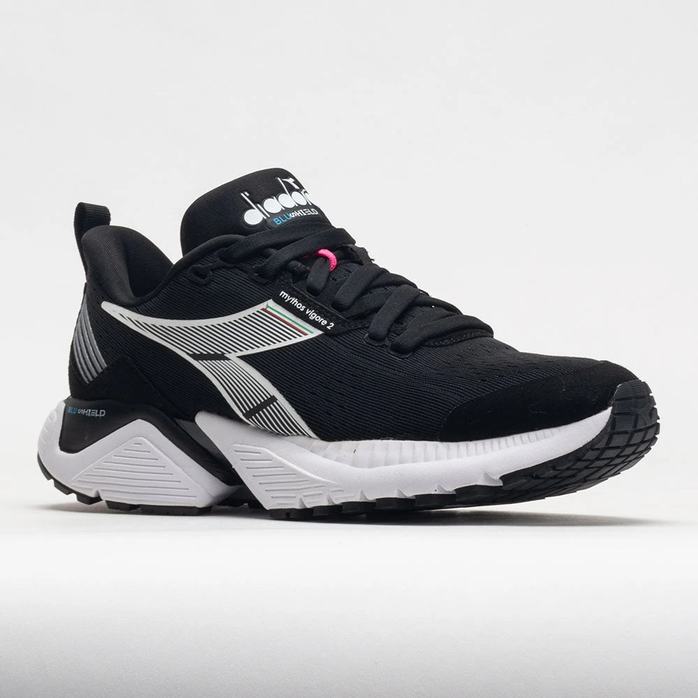 Diadora Mythos Blushield Vigore 2 Women's Black/White/Pink Fluo 5 Diadora Mythos Blushield Vigore 2 Women's Black/White/Pink Fluo - Image 5