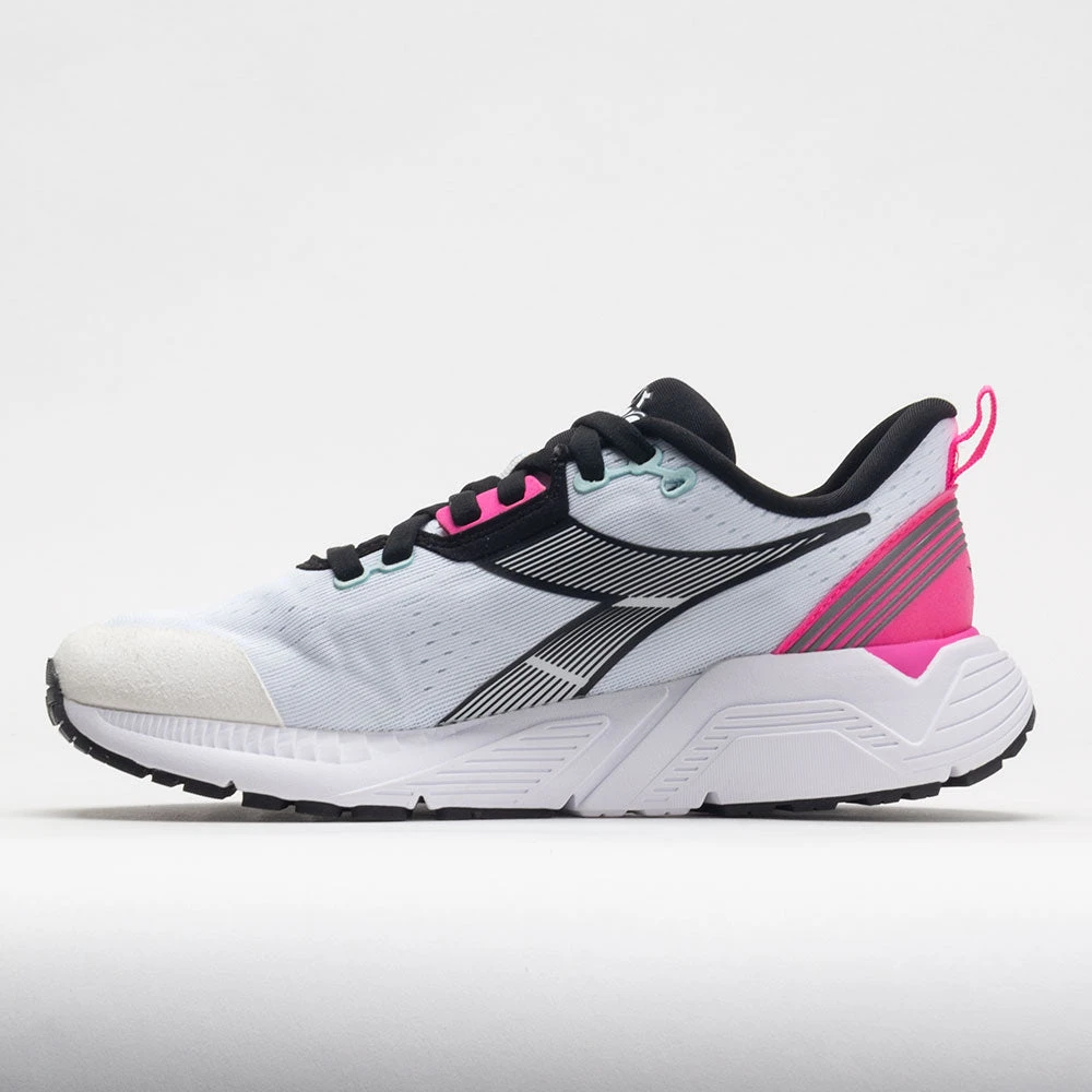 Diadora Mythos Blushield Vigore 2 Women's White/Pink Fluo/Black 2 Diadora Mythos Blushield Vigore 2 Women's White/Pink Fluo/Black - Image 2