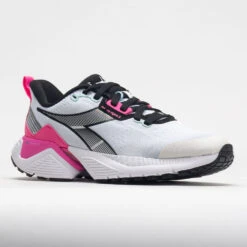 Diadora Mythos Blushield Vigore 2 Women's White/Pink Fluo/Black 10 Diadora Mythos Blushield Vigore 2 Women's White/Pink Fluo/Black -Brooks Shoes Shop 049539 5