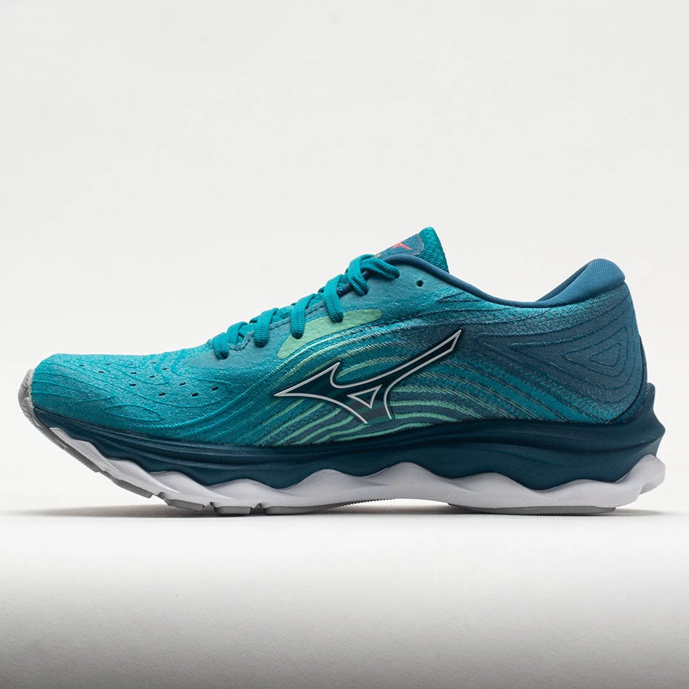 Mizuno Wave Sky 6 Women's Enamel Blue/White 2 Mizuno Wave Sky 6 Women's Enamel Blue/White - Image 2