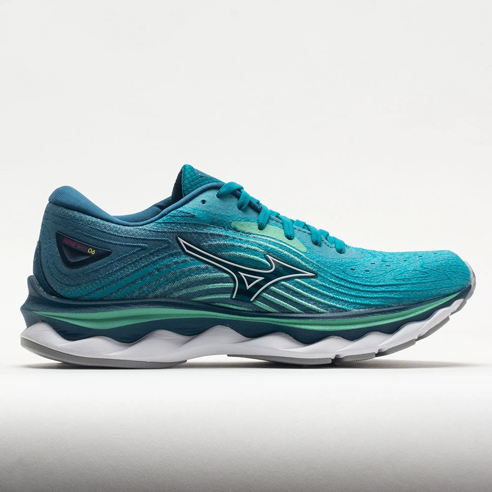Mizuno Wave Sky 6 Women's Enamel Blue/White 1 Mizuno Wave Sky 6 Women's Enamel Blue/White