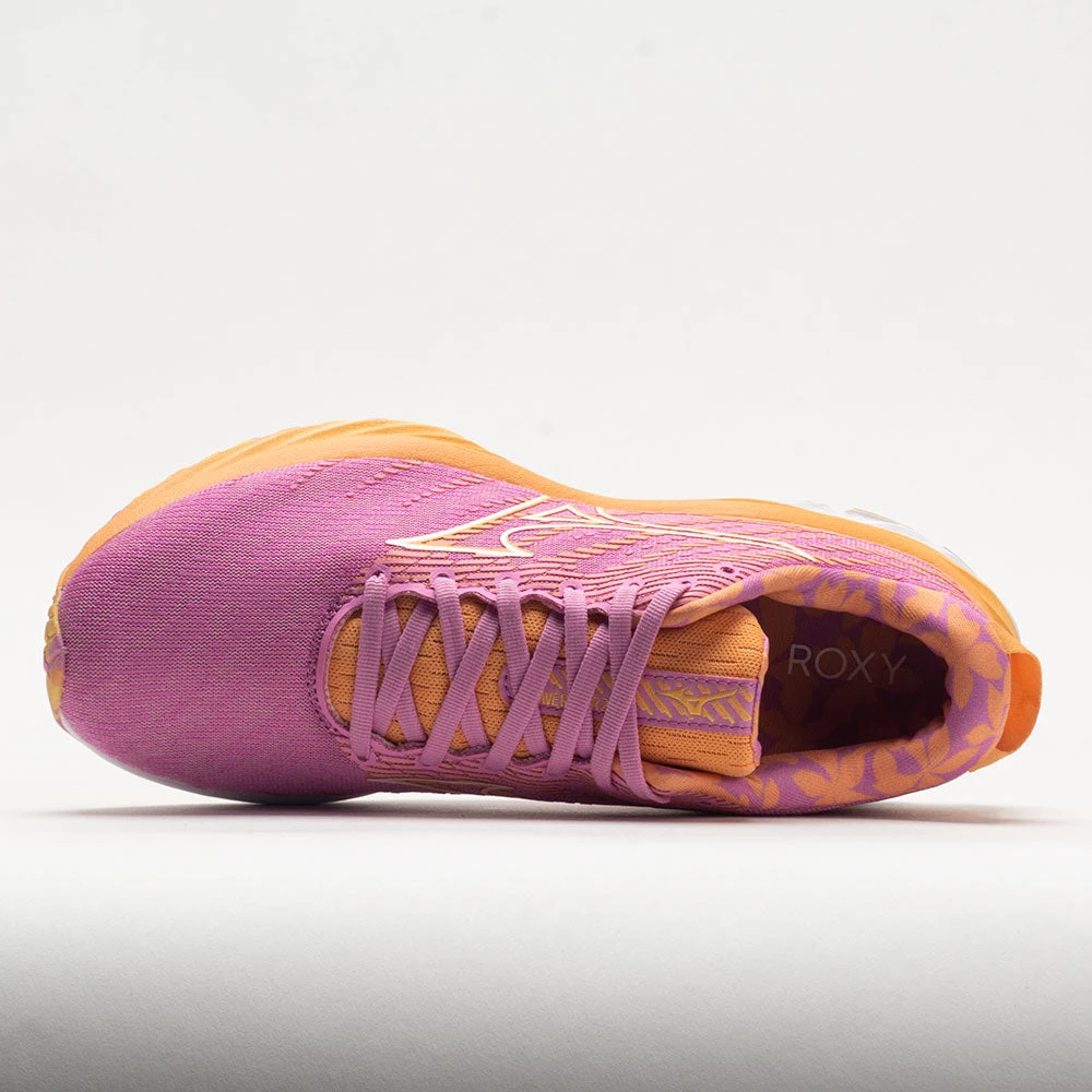 Mizuno Wave Rider 26 Roxy Women's Cyclamen/White 3 Mizuno Wave Rider 26 Roxy Women's Cyclamen/White - Image 3