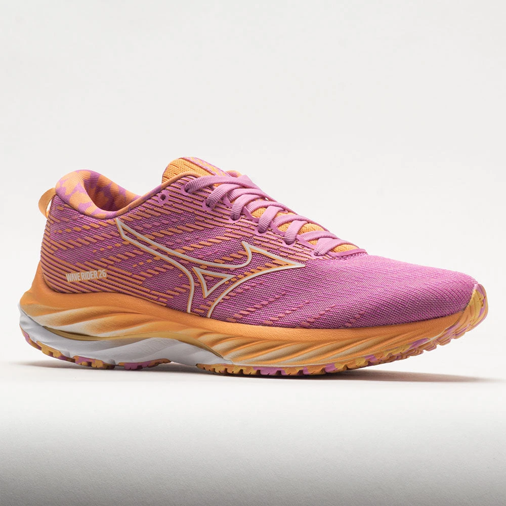 Mizuno Wave Rider 26 Roxy Women's Cyclamen/White 5 Mizuno Wave Rider 26 Roxy Women's Cyclamen/White - Image 5