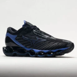 Mizuno Wave Prophecy 12 Men's Black Oyster/Blue Ashes 10 Mizuno Wave Prophecy 12 Men's Black Oyster/Blue Ashes -Brooks Shoes Shop 049752 5