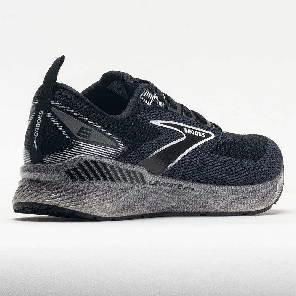 Brooks Levitate GTS 6 Women's Black/Blackened Pearl/White 6 Brooks Levitate GTS 6 Women's Black/Blackened Pearl/White - Image 6
