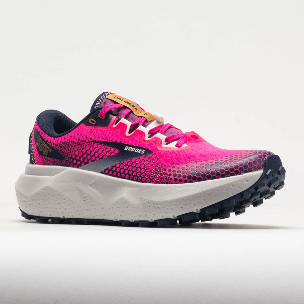 Brooks Caldera 6 Women's Pink Glo/Peacoat/Marshmallow 5 Brooks Caldera 6 Women's Pink Glo/Peacoat/Marshmallow - Image 5