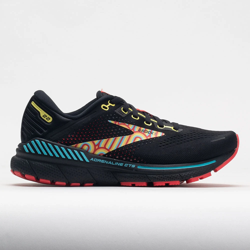 Brooks Adrenaline GTS 22 Men's Disco Black/Blue/Bittersweet 1 Brooks Adrenaline GTS 22 Men's Disco Black/Blue/Bittersweet
