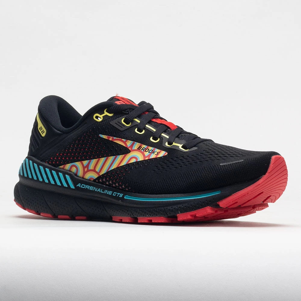 Brooks Adrenaline GTS 22 Men's Disco Black/Blue/Bittersweet 5 Brooks Adrenaline GTS 22 Men's Disco Black/Blue/Bittersweet - Image 5