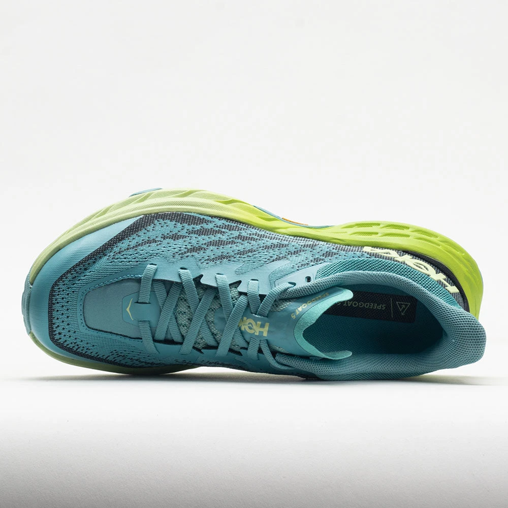 HOKA Speedgoat 5 Women's Coastal Shade/Green Glow 3 HOKA Speedgoat 5 Women's Coastal Shade/Green Glow - Image 3