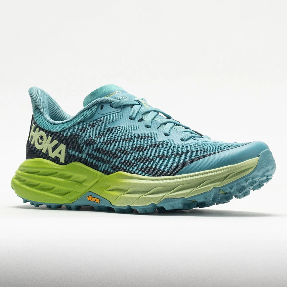 HOKA Speedgoat 5 Women's Coastal Shade/Green Glow 5 HOKA Speedgoat 5 Women's Coastal Shade/Green Glow - Image 5