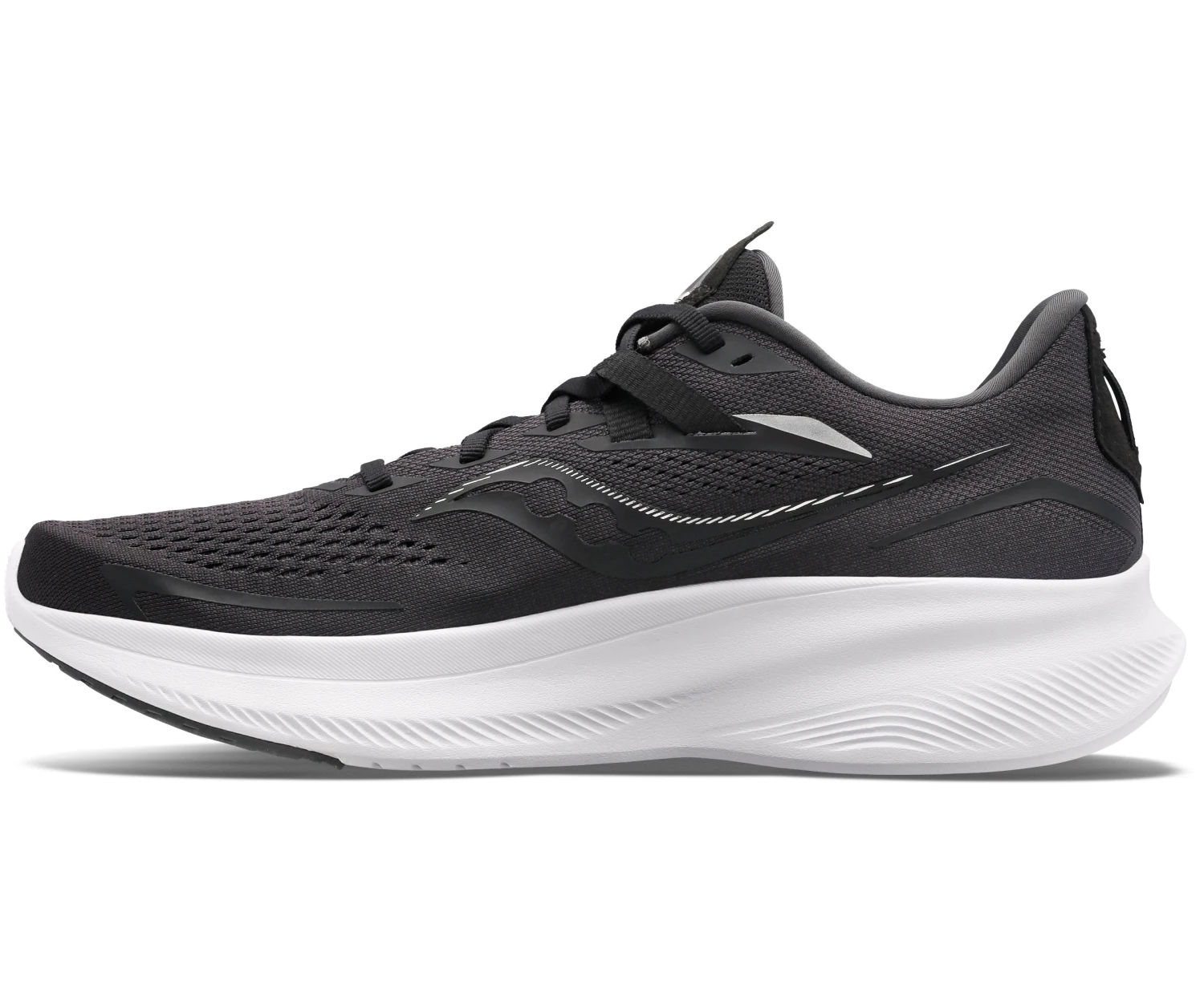 Saucony Men's Ride 15 (05 - Black/White) 2 Saucony Men's Ride 15 (05 - Black/White) - Image 2