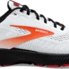 BROOKS Men's Launch 8 (198 - White/Black/Red Clay)