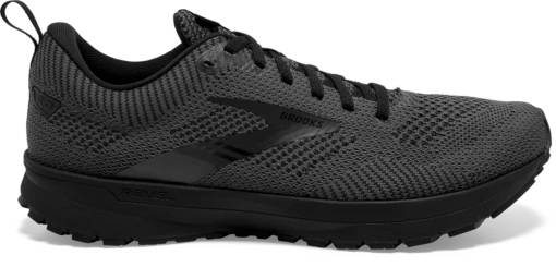 BROOKS Men's Revel 5 (038 - Black/Ebony/Black)