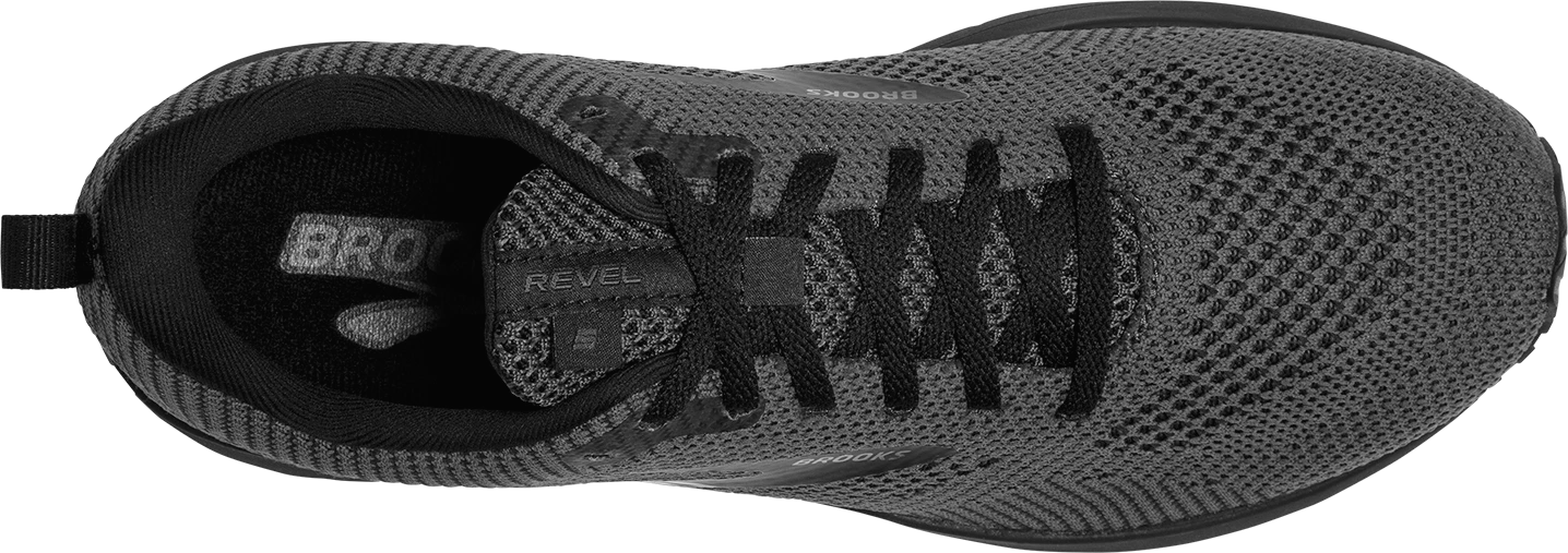 BROOKS Men's Revel 5 (038 - Black/Ebony/Black) 5 BROOKS Men's Revel 5 (038 - Black/Ebony/Black) - Image 5